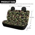 thumbnail image 3 of CHAQLIN Camouflage Eagle, Non-Slip Replacement Back Seat Protectors Set of 2 Waterproof All Weather Car Back Seat Cover for Auto Car Interior, 3 of 6
