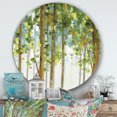 thumbnail image 2 of Designart 'étude de la Forêt Verte' Ferme Métal Cercle Art Mural - Disque de 36, 2 of 5