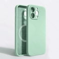 thumbnail image 3 of Original Liquid Silicone For MagSafe Phone Cases For iPhone 15 13 12 11 14 Pro Max Mini X XR XS 7 8 Plus SE 2020 Case Back Cover, 3 of 5