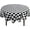 Black and White, variant on 60 X 120 Inch Textured Rectangle Tablecloth - Waterproof Spillproof Wrinkle-Resistant Fabric Table Cloth for Kitchen and Dining Dinner, Outdoor Picnic, Holiday and Parties, Light Sage Green