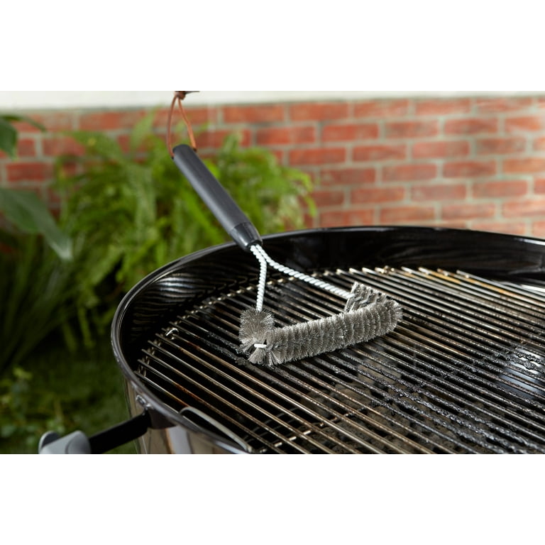 Weber 12 in 3-Sided Grill Brush