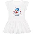 thumbnail image 3 of Inktastic Holiday Snowman Girls Toddler Dress, 3 of 5