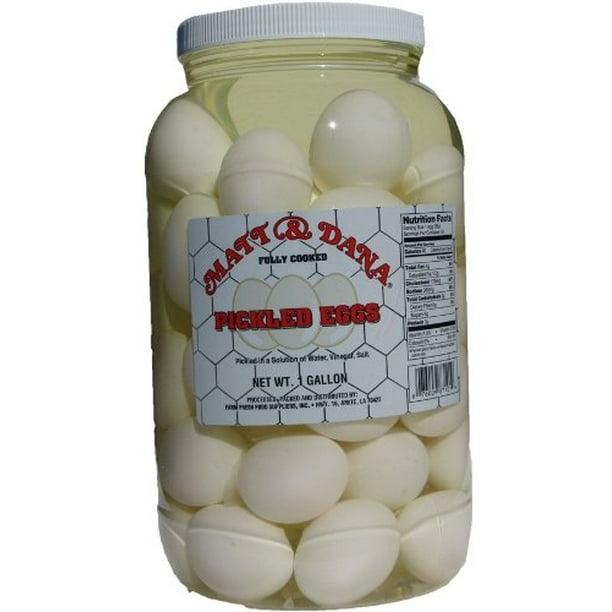 Pickled White Eggs Gallon
