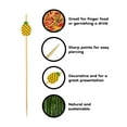 thumbnail image 3 of BambooMN 4.7" Tropical Fruits Pineapple Watermelon Strawberry Leaf Cocktail Picks for Drinks and Food, Decorative Toothpicks For Any Party, 1000 Pieces, 3 of 7
