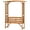 Brown, variant on Demi Bonn Patio Garden Arch with Bench, Wooden Garden Pergola Trellis for Climbing Plants Roses Vines Bridal Party Decoration, Beige