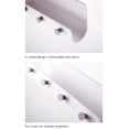 thumbnail image 3 of Estante para llaves compacto para llaves, bufandas, chaquetas y sombreros: estante para llaves de pared autoadhesivo de ABS con gancho en forma de U, 3 of 6