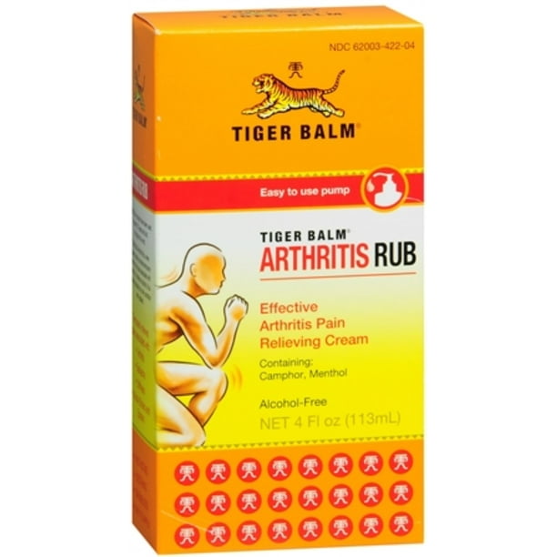 Tiger Balm Arthritis Rub 4 oz (Pack of 6) - Walmart.com