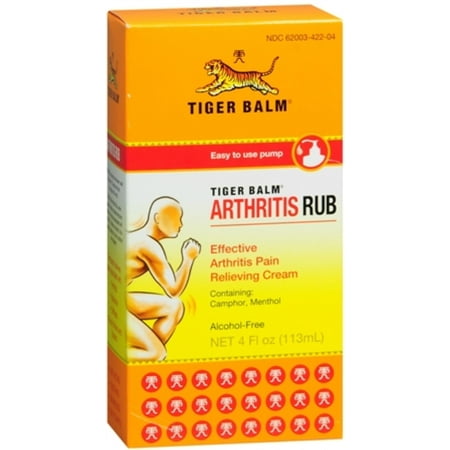 Tiger Balm Arthritis Rub 4 oz (Pack of 2) - Walmart.com