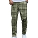thumbnail image 1 of Mens Pantalones Casuales Relajado Ajuste Elástico de la Cintura Encaje Hasta Pantalones de Lápiz Cuadrado Cordón Al Aire Libre, 1 of 9