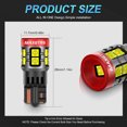 thumbnail image 2 of MAXGTRS 2x T10 LED Canbus W5W Lamp 168 194 2824 Bulb Car Interior Lighting Dome Trunk Reading Light, 2 of 12