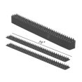 thumbnail image 6 of Pack of 10 Plastic Bird Deterrent Spikes for Birds, Pigeon, Squirrel, Raccoon, Crow, and Cat Anti-Climb Strips to Deter Theft - Suitable for Wall, Windowsill, Railing, Fence, and Roof - Grey, 6 of 9