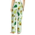 thumbnail image 3 of Naloa Cartoon Fruit Print Women’s Ultra-Soft Comfy Pajama Lounge Pants with Pockets & Drawstring, 3 of 8