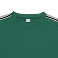 thumbnail image 4 of Mens Shirts Plus Size under $5 Short Sleeved Round Neck Striped Casual Sports Fitness T-shirt Green XL, 4 of 5