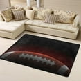 thumbnail image 1 of DouZhe American Football Sports Balls Pattern Area Rugs Non-Slip Machine Washable Floor Mat, Style Carpet Doormat, 63x48 inches, 1 of 6