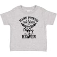 thumbnail image 3 of Inktastic Handpicked for Earth by My Poppy in Heaven with Angel Wings` Boys or Girls Baby T-Shirt, 3 of 5