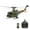 Army Green - 1 Battery, variant on F07-V UH-1 Huey Brushless Military RC Helicopter, 1:34 Scale 2.4G 6CH Single Rotor Helicopter with 3D/6G Modes, High-Performance Aerobatic Helicopter for Advanced Pilots
