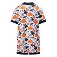 thumbnail image 3 of Halloween Matching Family Pajamas Set Pumpkin Ghost Print Short Sleeve Tops and Shorts PJS Set, 3 of 9