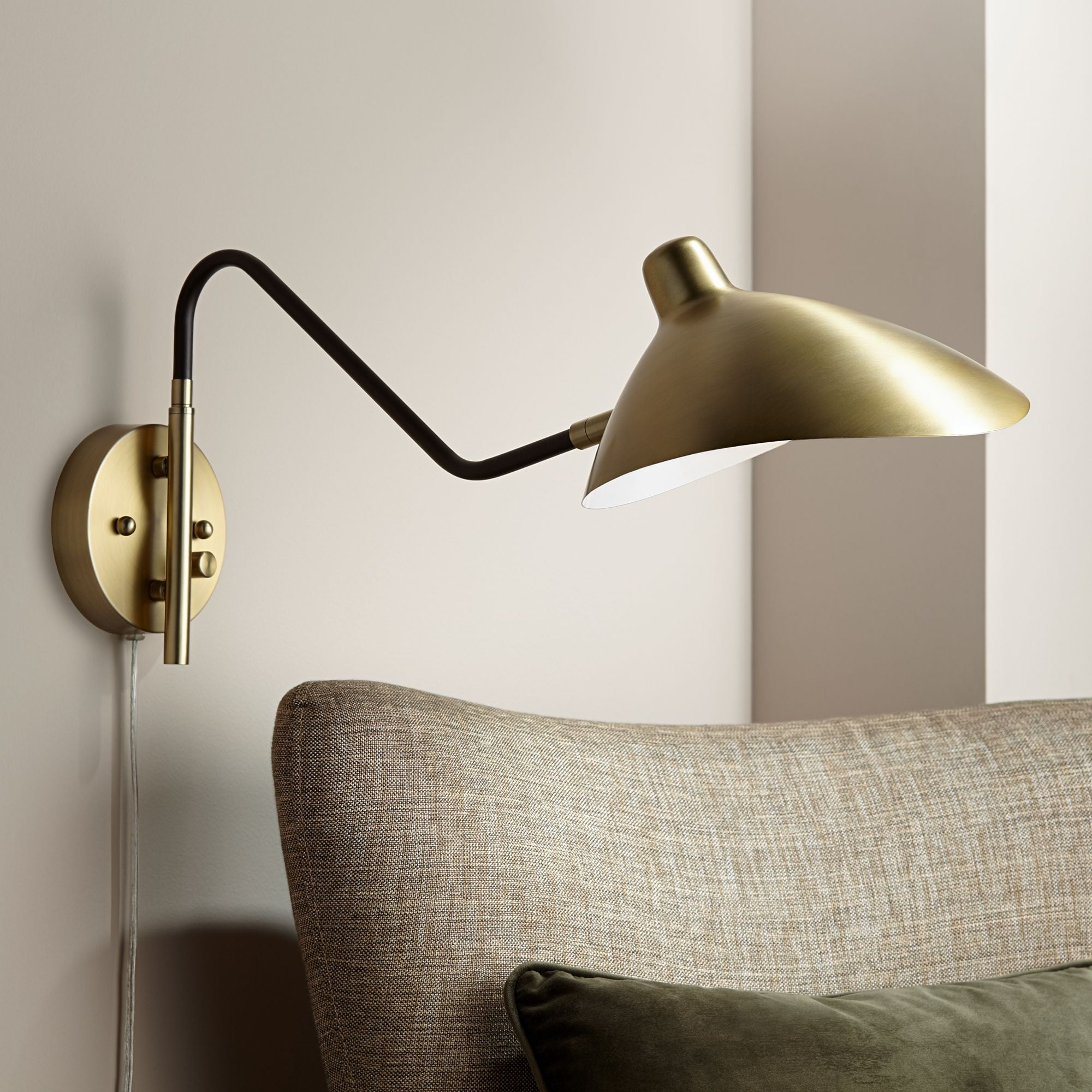 Wood wall spotlight chrome lamp living room lighting reading lamp adjustable new 
