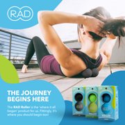 RAD Stiff Massage Peanut – High Density Yoga Deep Tissue Roller Myofascial Release for back, neck, feet, psoas, spine, suboccipital