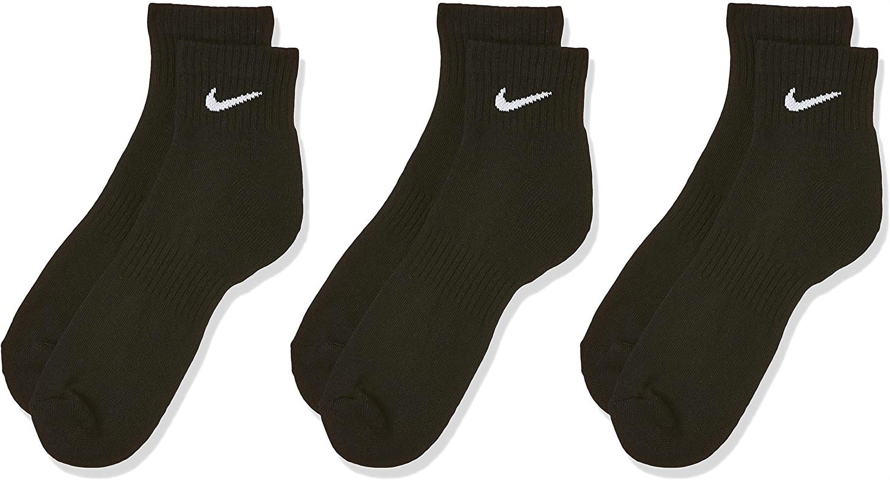 Nike Everyday Cushioned Training Ankle Socks (3 Pairs) - Walmart.com