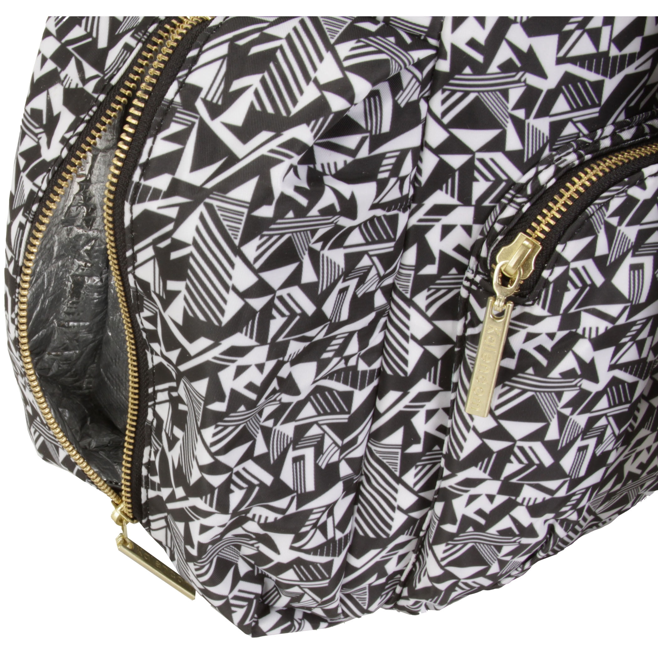 Kalencom Chicago Backpack / Urban Sling Diaper Bag in Black & White