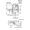 thumbnail image 2 of New 150A Cooper Bussman Circuit Breaker Compatible With Manual Type III By Part Numbers 042VDC CB184F150, 2 of 2