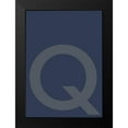 thumbnail image 2 of Design Fabrikken 11x14 Black Modern Framed Museum Art Print Titled - Q, 2 of 5