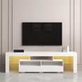 thumbnail image 2 of Living Room Furniture TV Stand Cabinet with 2 Drawers & 2 Open Shelves, 20-color RGB LED Lights with Remote My Lux Decor Round, 2 of 8