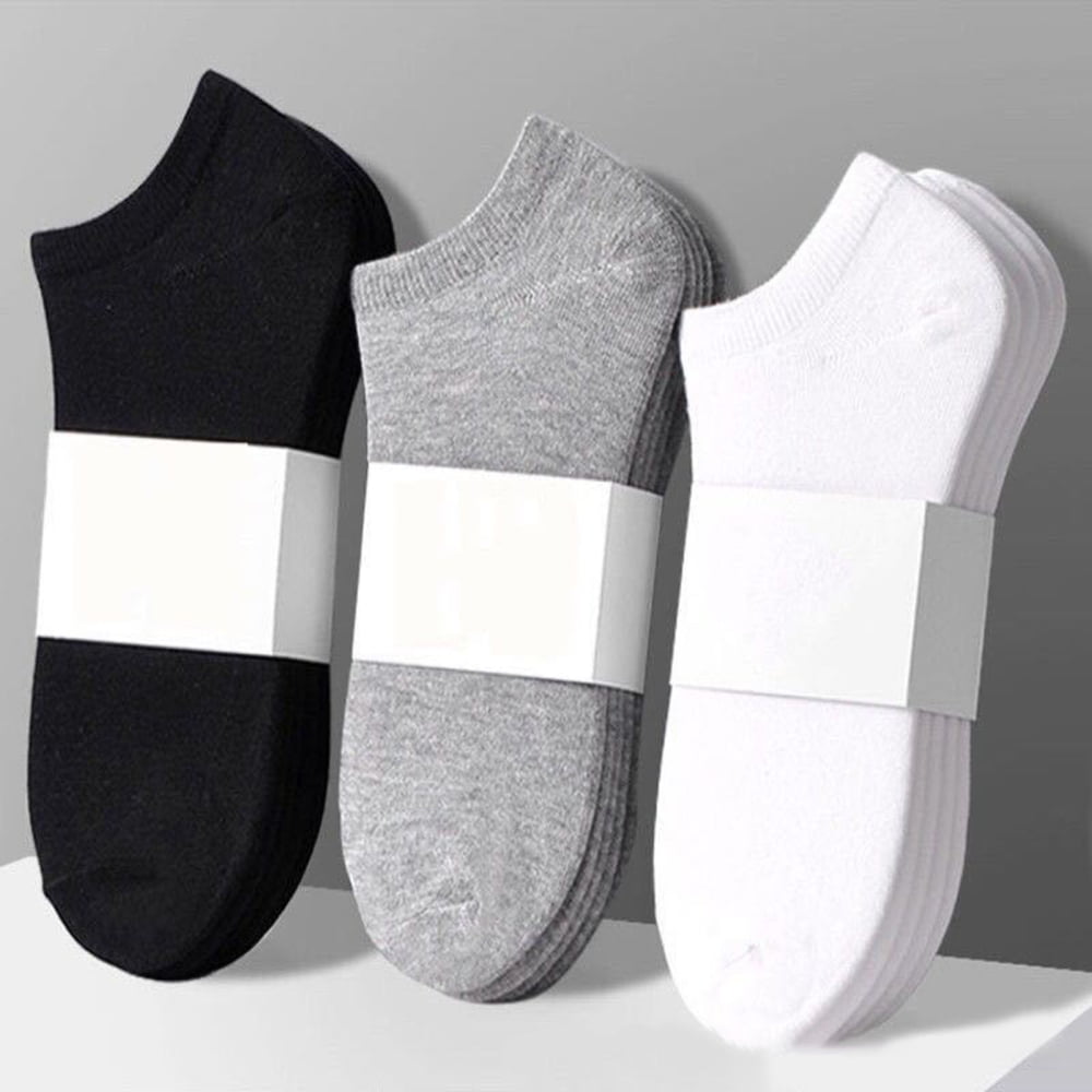 Casual Men Short Socks Moisture Control Comfort Loafer Sneakers Socks ...