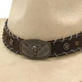 thumbnail image 3 of Western Cowboy Hat Adjustable Wide Brim Fedora for Women Men Halloween Party, 3 of 7