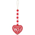 thumbnail image 3 of AQITTI Home Decoration Valentine'S Day Wood Beads String Decorative Pendant Set Valentine'S Day Wood Products Decorative Ornaments Festive S Suitable for Home, Office, Wedding, Party, 3 of 5