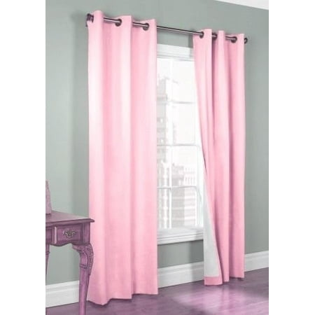 72 1 Panel Light Pink Solid Thermal Foam Lined Blackout Heavy