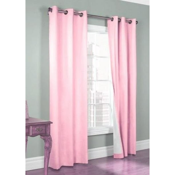 Window Curtain Ds Grommets 108, Pink Grommet Blackout Curtains