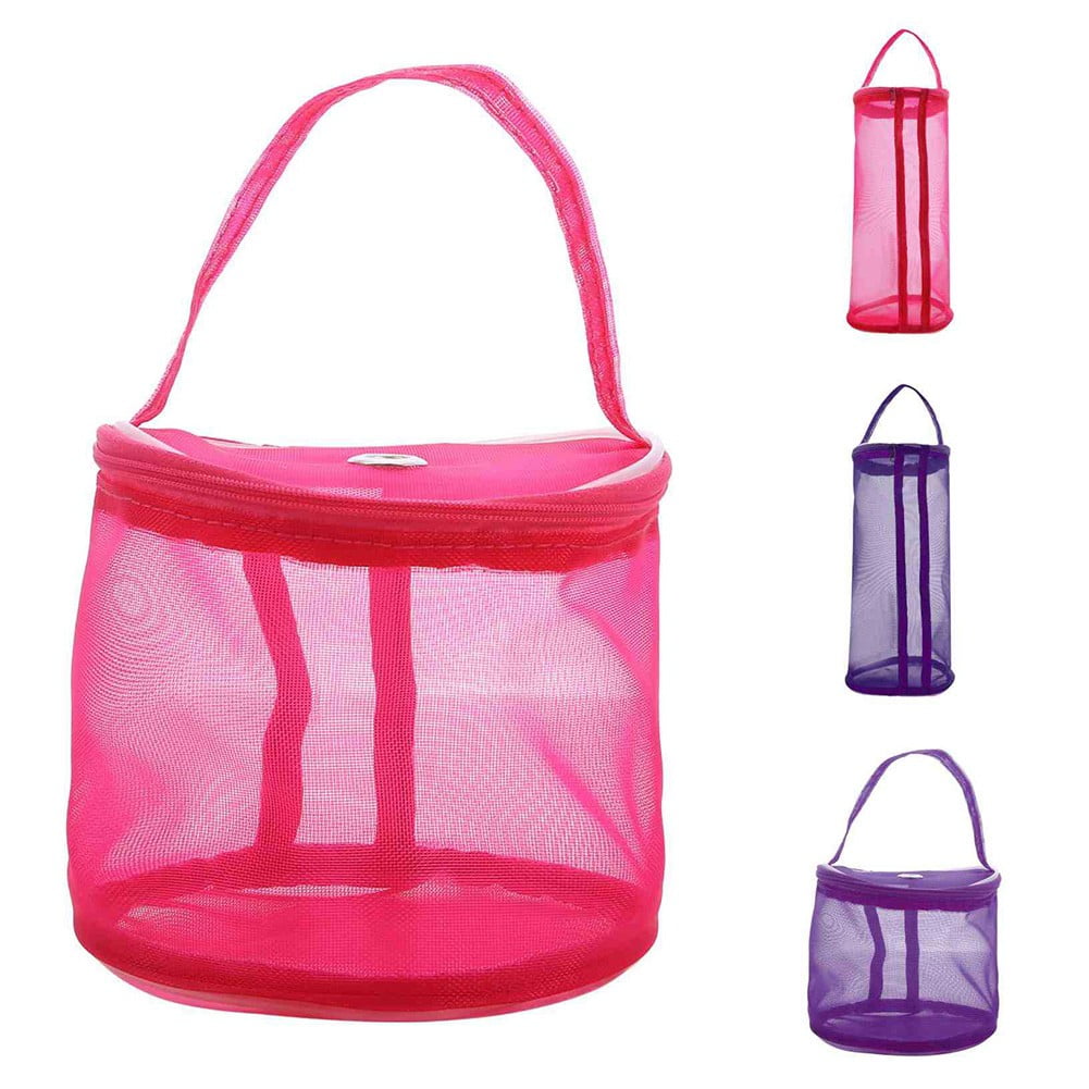 linyes Knitting Needles Yarn Tote Organizer Knitting Yarn Round Crochet Bag DIY Craft Woolen Storage Basket Sewing Tool Accessories