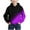 Purple, variant on Boy's Printed Long Sleeve Hoodies Color Block Casual Sports Hooded Sweatshirts Pullover Tops Sweatshirts for Girl Sky Blue 9-10Y