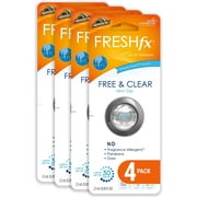 Fresh FX Car Air Freshener Vent Clip by Armor All, Car Odor Eliminator for Cars & Truck, Simply Fresh, 4-Pack