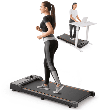 FORMILL Walking Pad-Under Desk Treadmill for Home&Office Portable Walking Treadmill 2.5HP 2 in 1 Walking pad for Walking Jogging Machine with 265 lbs Weight Capacity Remote Control LED Display