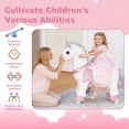 thumbnail image 3 of DEYGIA Ride on Unicorn Toys for Kids, Ride on Toy for Girls 4 to 9 Years Old, 36.6'' Height Riding Horse Rider Mechanical Walking Action Toys, No Battery or Electricity, Max Load 165LBS, 3 of 9