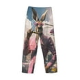 thumbnail image 3 of Lsque Stylish Kangaroo In Suit Print Men's Pajama Pants, Lounge Pant - Comfortable Home Wear,Elastic Waistband, Stylish Design-Medium, 3 of 9