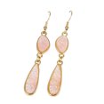 thumbnail image 1 of 1 par de pendientes colgantes con estilo, accesorios de joyería en forma de gota de agua, suministro a juego de ropa portátil, gota de oreja de Ropa, zapatos y accesorios Miscelánea Rosa claro Qarigey AP009626-08B, 1 of 6