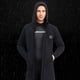 thumbnail image 2 of Sonducket Chaqueta de traje de neopreno de 3MM para buceo, abrigo cortavientos con doble cremallera frontal, traje de Surf para canoa, aeróbic Deportes acuáticos Negro S, 2 of 6