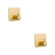 thumbnail image 4 of Yuarrent Gancho para montado en la pared de 4 piezas, colgador sin rastro, soporte para inodoro para el baño del hogar, sombrero, bolso, ropa, Dorado 2piezas Yuarrent CBP160375, 4 of 5