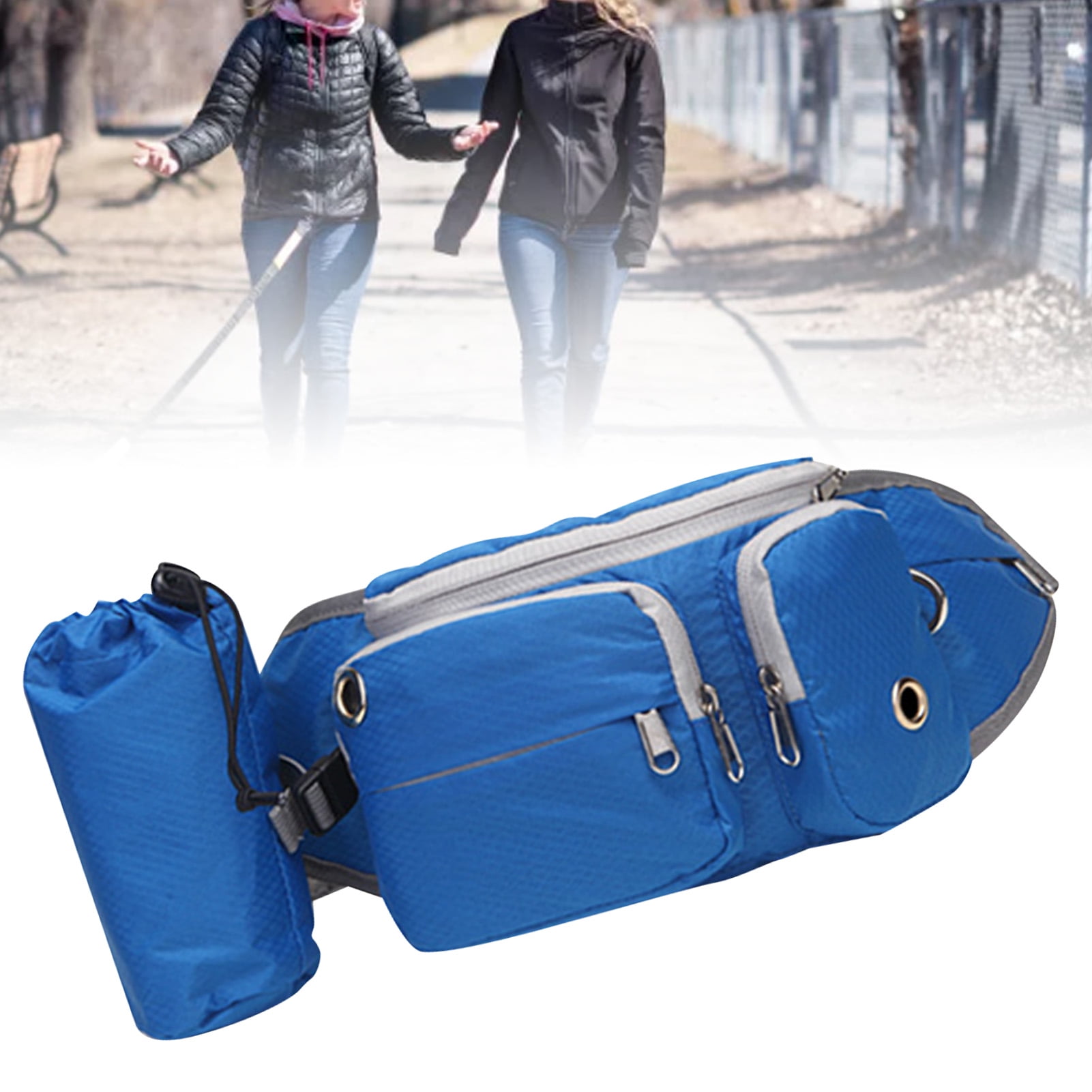 Dog Fanny Pack Multifunctional Dog Walking Fanny Pack Soft Lining Large Space for Sports for Shopping Yellow Orange Blue Walmart