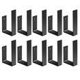 thumbnail image 1 of Gancho De Pared De Aluminio Espacial De 10 Uds., Colgador De Sombrero Y Toalla Montado En La Pared, Gancho Para Abrigos Sin Perforaciones Para La Entrada Del Dormitorio De La Sala De Estar Eigraketly TO004193-00, 1 of 7