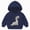 H551-Navy, variant on TOWED22 Toddler Girls Boys Graphic Long Sleeve Pullover Top Hoodie Sweatshirt with Pocket,Blue,5-6 Y