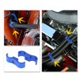 thumbnail image 4 of Unique Bargains 5 Pcs AN6 Hose Fuel Line Separator Clamp Blue, 4 of 6
