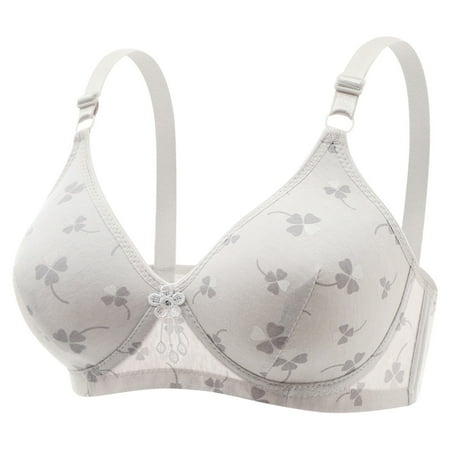 

Zermoge Bras for Women Plus Size Clearance Women s Thin Large Size Breathable Gathered Underwear Women s Non-steel Bra Daily Bra