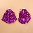 thumbnail image 2 of 1 par de anillos de plástico 50g Cheering Squad Spirited Fun Cheerleading Kit Cheer Poms para la competencia de High School secundaria y secundaria de los niños Animando eventos deportivos (Rosy), 2 of 5