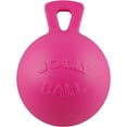 thumbnail image 2 of Horsemen's Pride Tug N Toss Jolly Ball Extra Large Pink Toy for Dogs Horses, 2 of 6