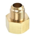 thumbnail image 3 of Adaptador de Rosca Macho SAE Flare Uxcell SAE Flare Rosca Hembra Conector de Tubo de Latón 1/2 SAE a 5/8 SAE 1, 3 of 5